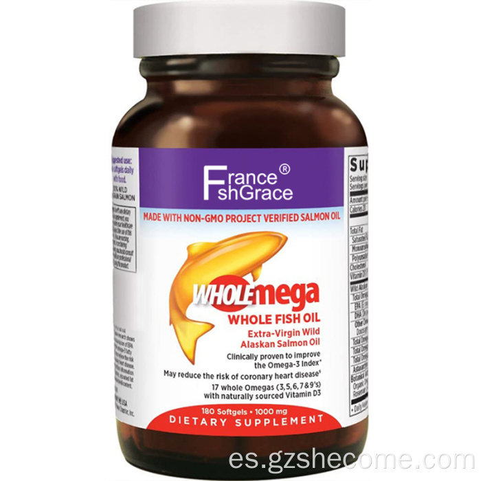 Omega 3 Mejora la atención Hiperactividad Aceite de pescado Softgel